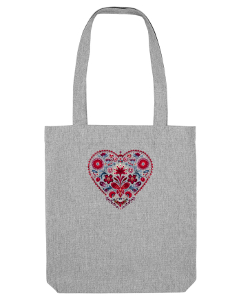  INIMA  -  IUBIRE - MANDALA - FLOARE -  TRADITIONAL - ETNIC 2 Heather Grey