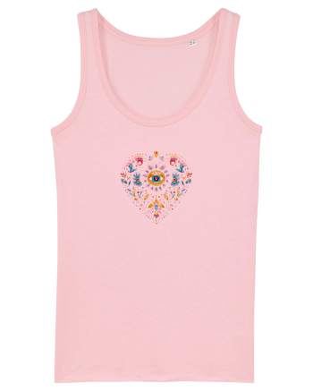  INIMA  -  IUBIRE - MANDALA - FLOARE -  TRADITIONAL - ETNIC 3 Cotton Pink