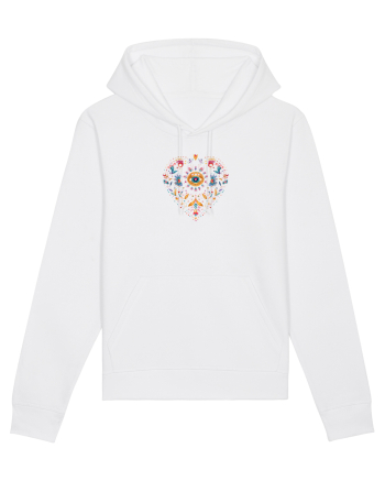  INIMA  -  IUBIRE - MANDALA - FLOARE -  TRADITIONAL - ETNIC 3 White