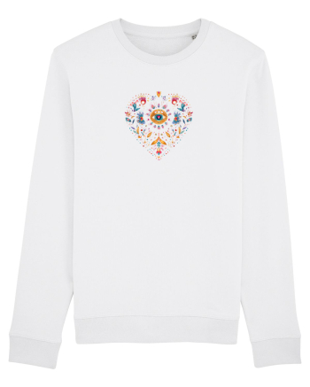  INIMA  -  IUBIRE - MANDALA - FLOARE -  TRADITIONAL - ETNIC 3 White