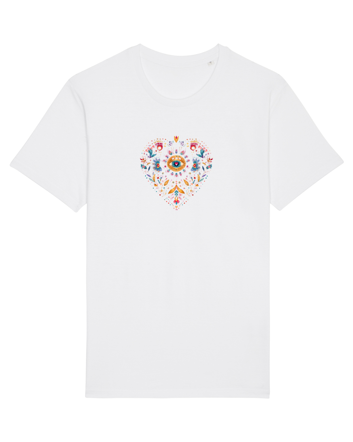 Tricou mânecă scurtă Unisex Rocker White
