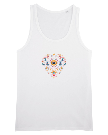  INIMA  -  IUBIRE - MANDALA - FLOARE -  TRADITIONAL - ETNIC 3 White