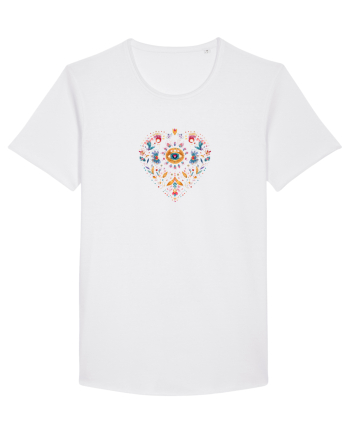  INIMA  -  IUBIRE - MANDALA - FLOARE -  TRADITIONAL - ETNIC 3 White
