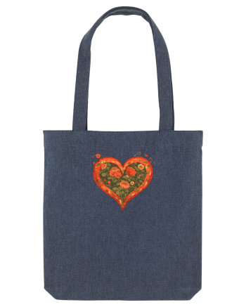  INIMA  -  IUBIRE - ARTA JAPONEZA - FLORI Midnight Blue