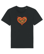  INIMA  -  IUBIRE - ARTA JAPONEZA - FLORI Tricou mânecă scurtă Unisex Rocker