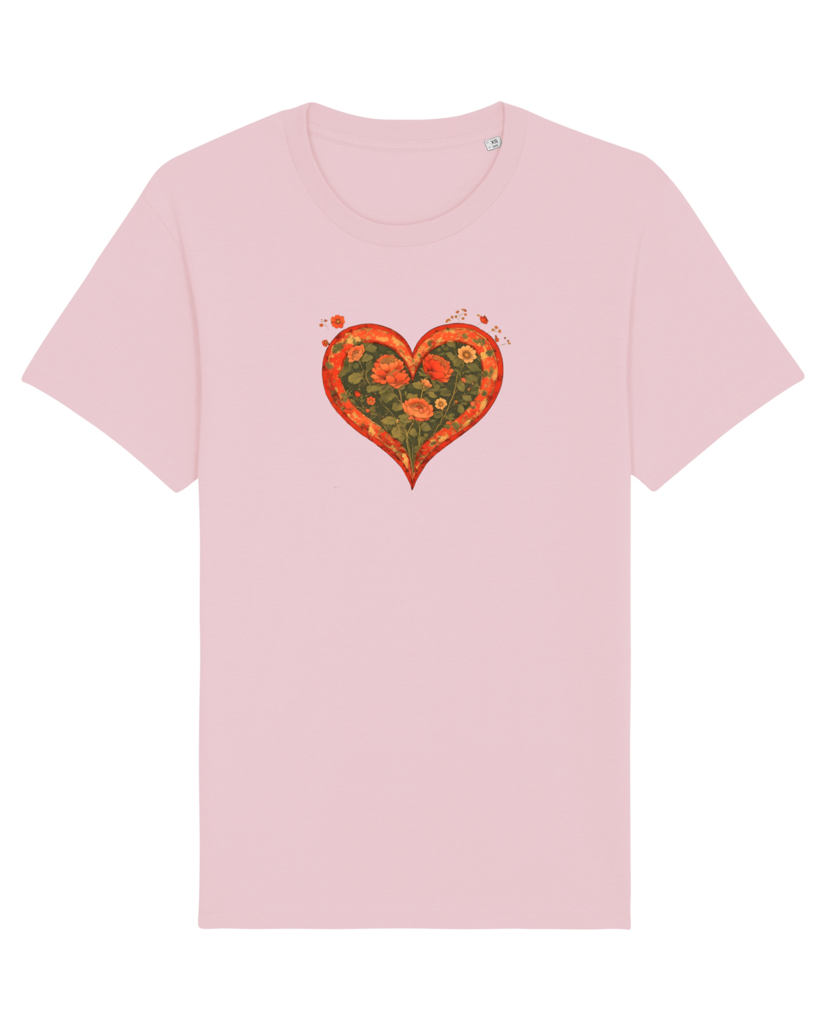 Tricou mânecă scurtă Unisex Rocker Cotton Pink