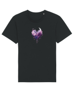  INIMA  -  IUBIRE - ARTA - FLORI - LUNA Tricou mânecă scurtă Unisex Rocker