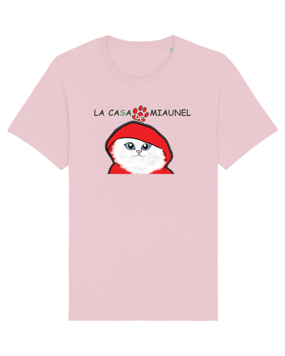 Tricou mânecă scurtă Unisex Rocker Cotton Pink