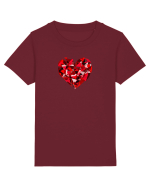  INIMA  -  IUBIRE - ARTA - PIATRA PRETIOASA - ABSTRACT Tricou mânecă scurtă  Copii Mini Creator