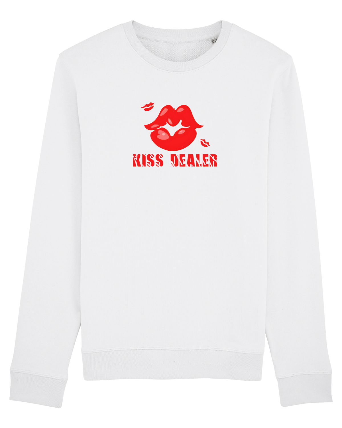 Bluză mânecă lungă Unisex Rise White