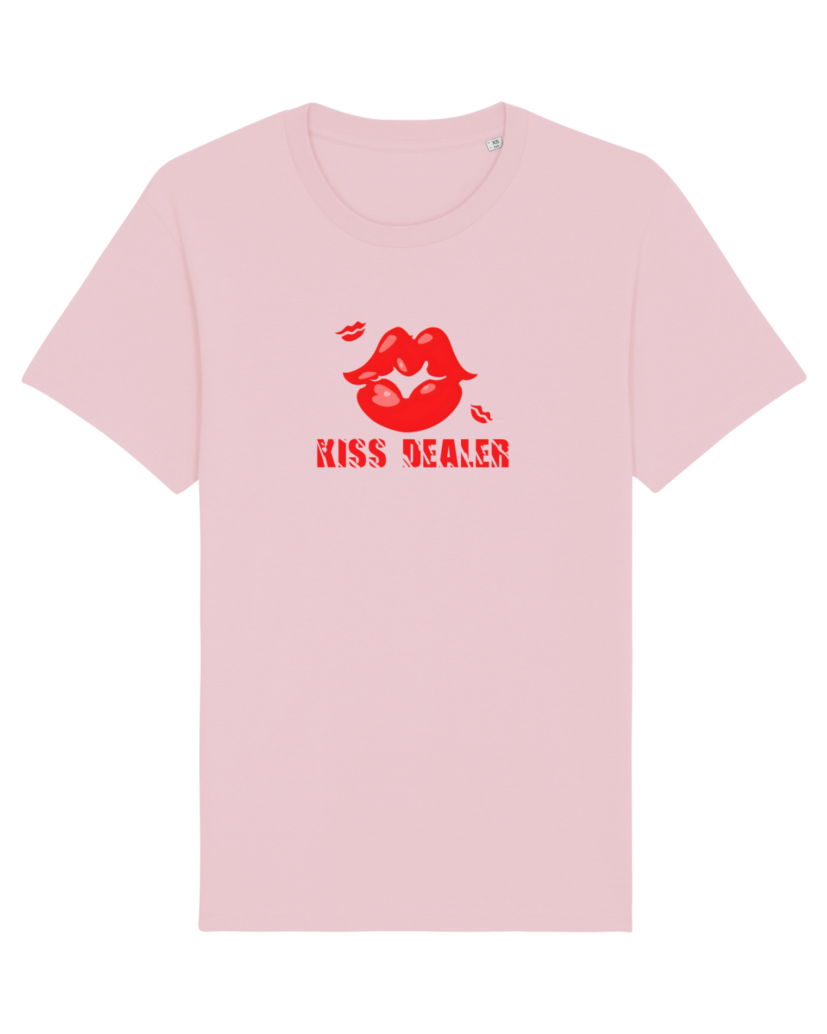 Tricou mânecă scurtă Unisex Rocker Cotton Pink