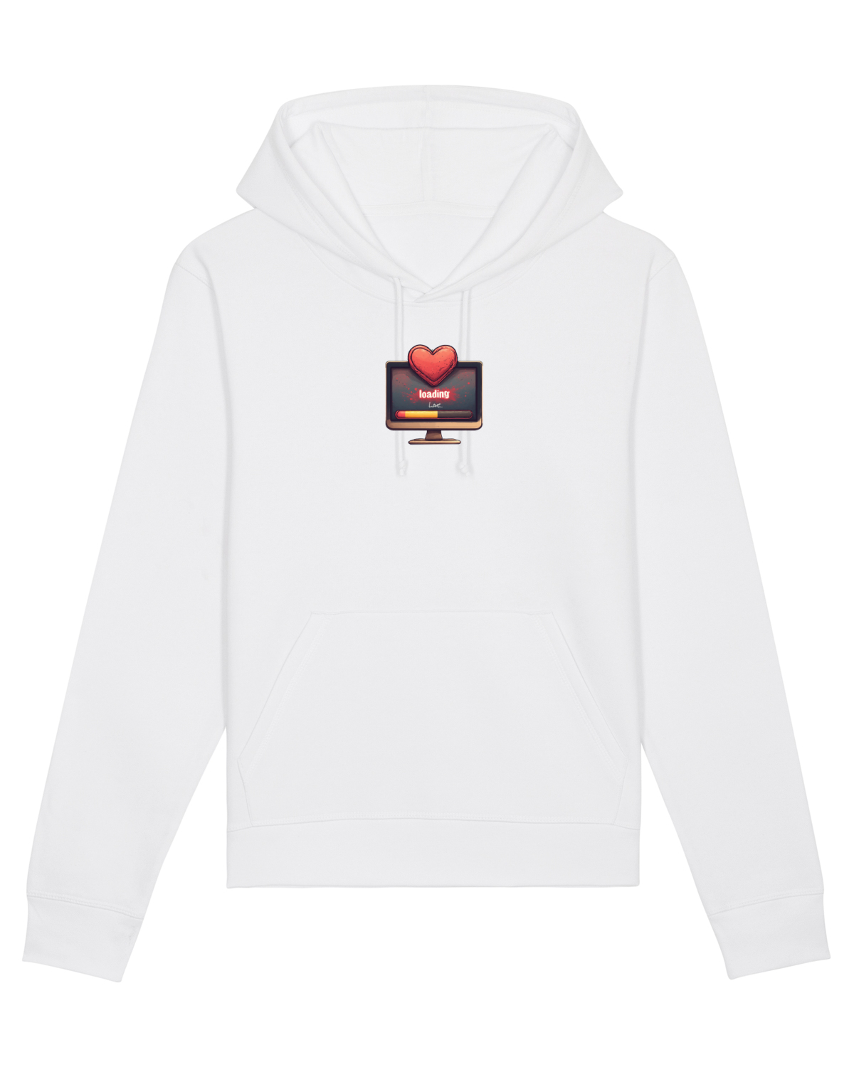 Hanorac Unisex Drummer White