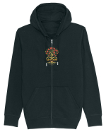 LOVE & ROOTS - IUBIRE & RADACINI Hanorac cu fermoar Unisex Connector