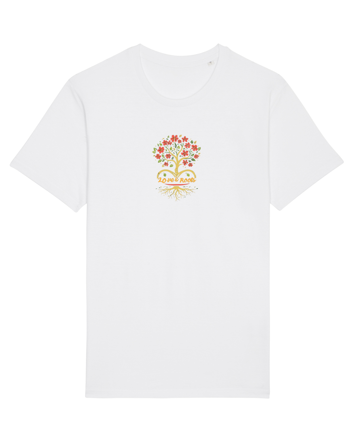 Tricou mânecă scurtă Unisex Rocker White