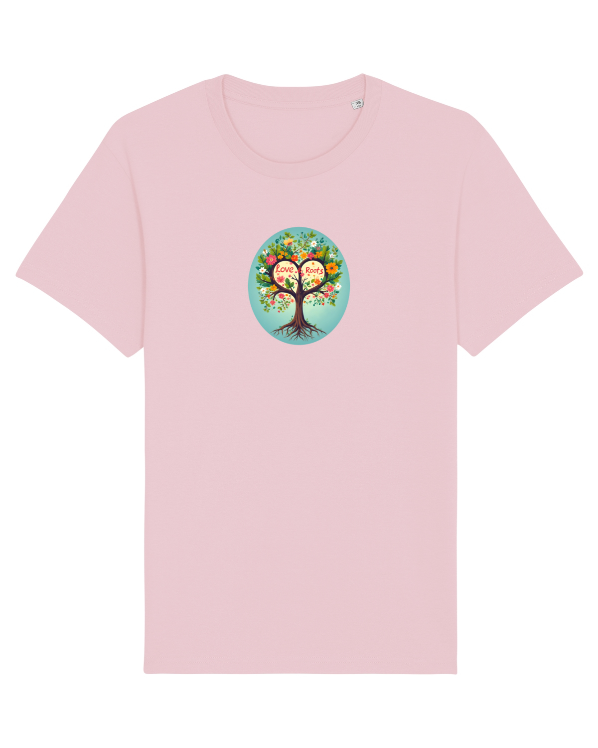 Tricou mânecă scurtă Unisex Rocker Cotton Pink