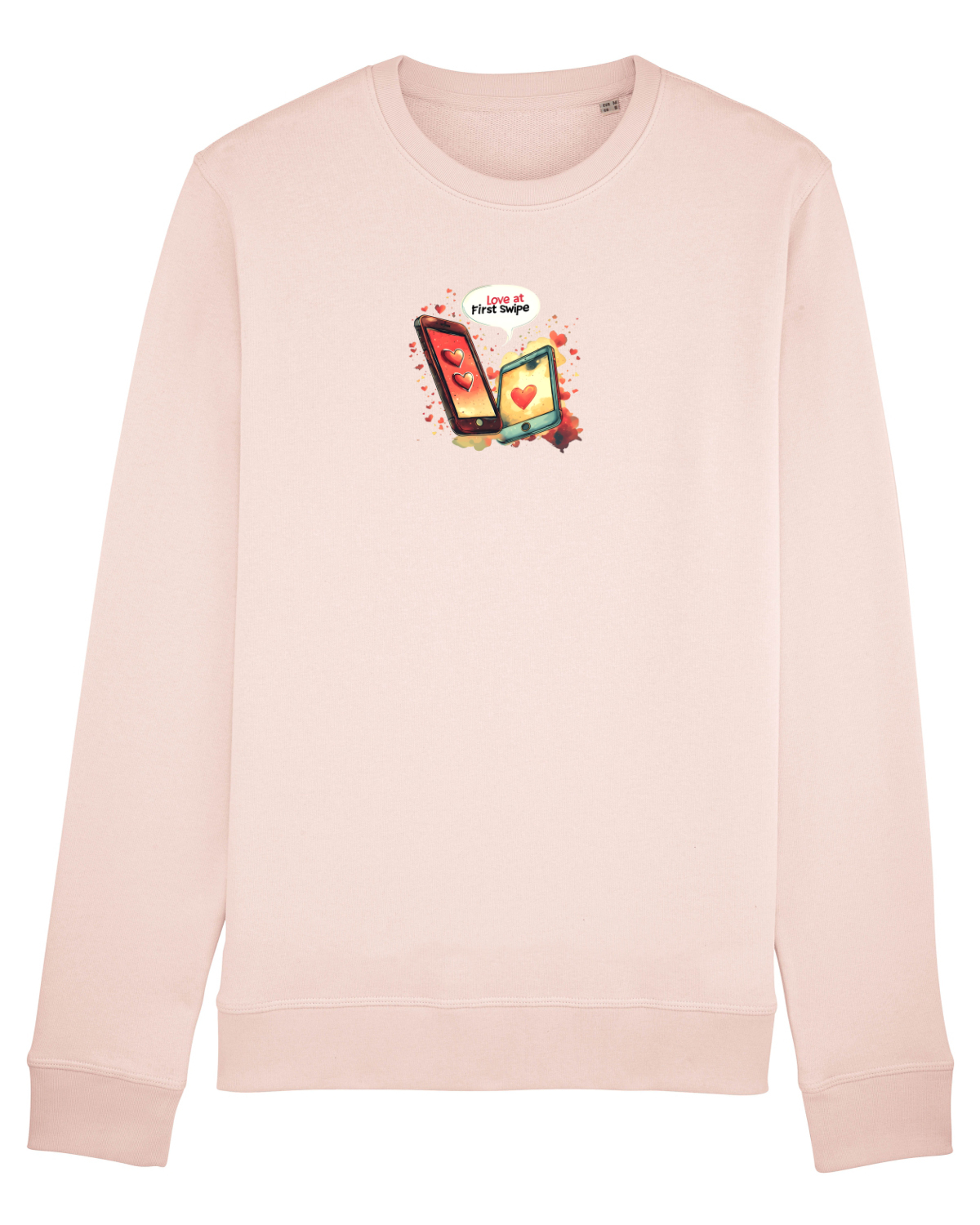 Bluză mânecă lungă Unisex Rise Candy Pink
