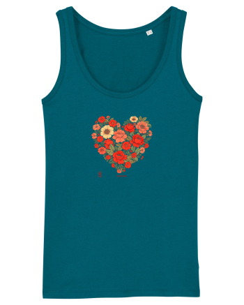 LOVE BLOSSOMS -  INIMA  -  IUBIRE - ARTA JAPONEZA - FLORI Ocean Depth