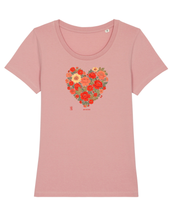 LOVE BLOSSOMS -  INIMA  -  IUBIRE - ARTA JAPONEZA - FLORI Canyon Pink