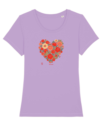 LOVE BLOSSOMS -  INIMA  -  IUBIRE - ARTA JAPONEZA - FLORI Lavender Dawn