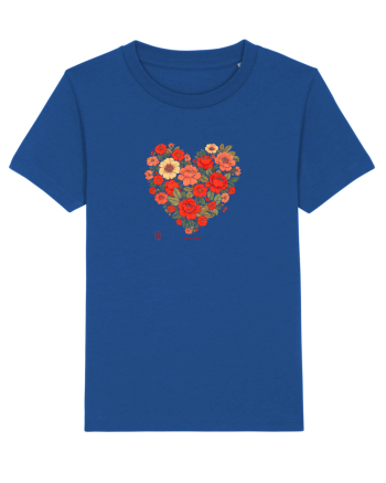 LOVE BLOSSOMS -  INIMA  -  IUBIRE - ARTA JAPONEZA - FLORI Majorelle Blue