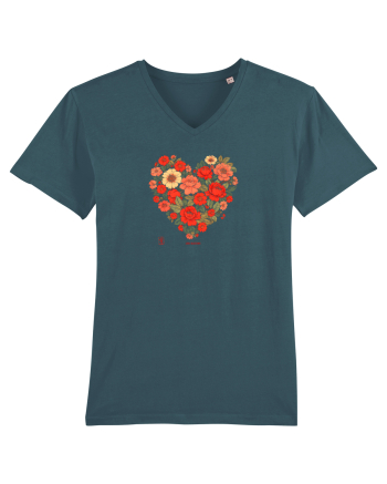 LOVE BLOSSOMS -  INIMA  -  IUBIRE - ARTA JAPONEZA - FLORI Stargazer