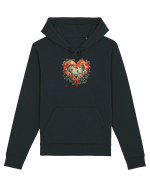LOVE BLOSSOMS - SAKURA - FLORI CIRES -  INIMA  -  IUBIRE - ARTA JAPONEZA Hanorac Unisex Drummer