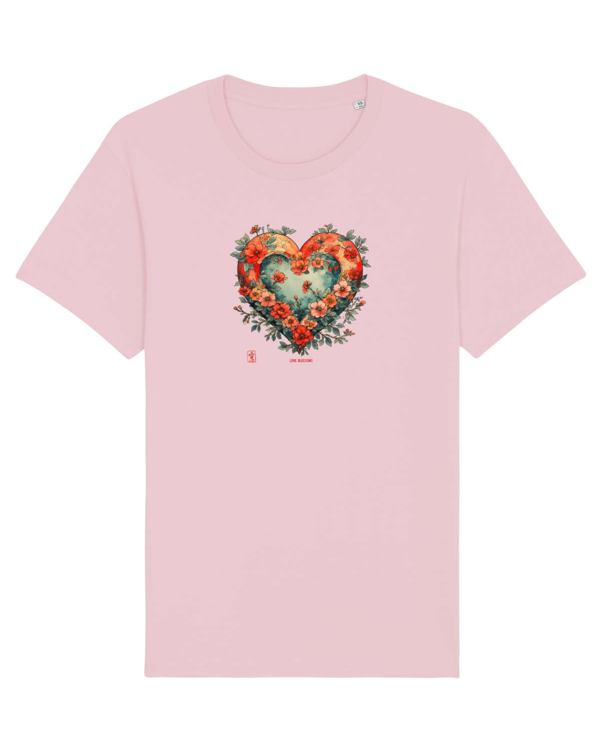 Tricou mânecă scurtă Unisex Rocker Cotton Pink