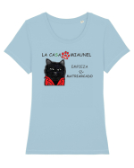 La casa de Miaunel Tricou mânecă scurtă guler larg fitted Damă Expresser