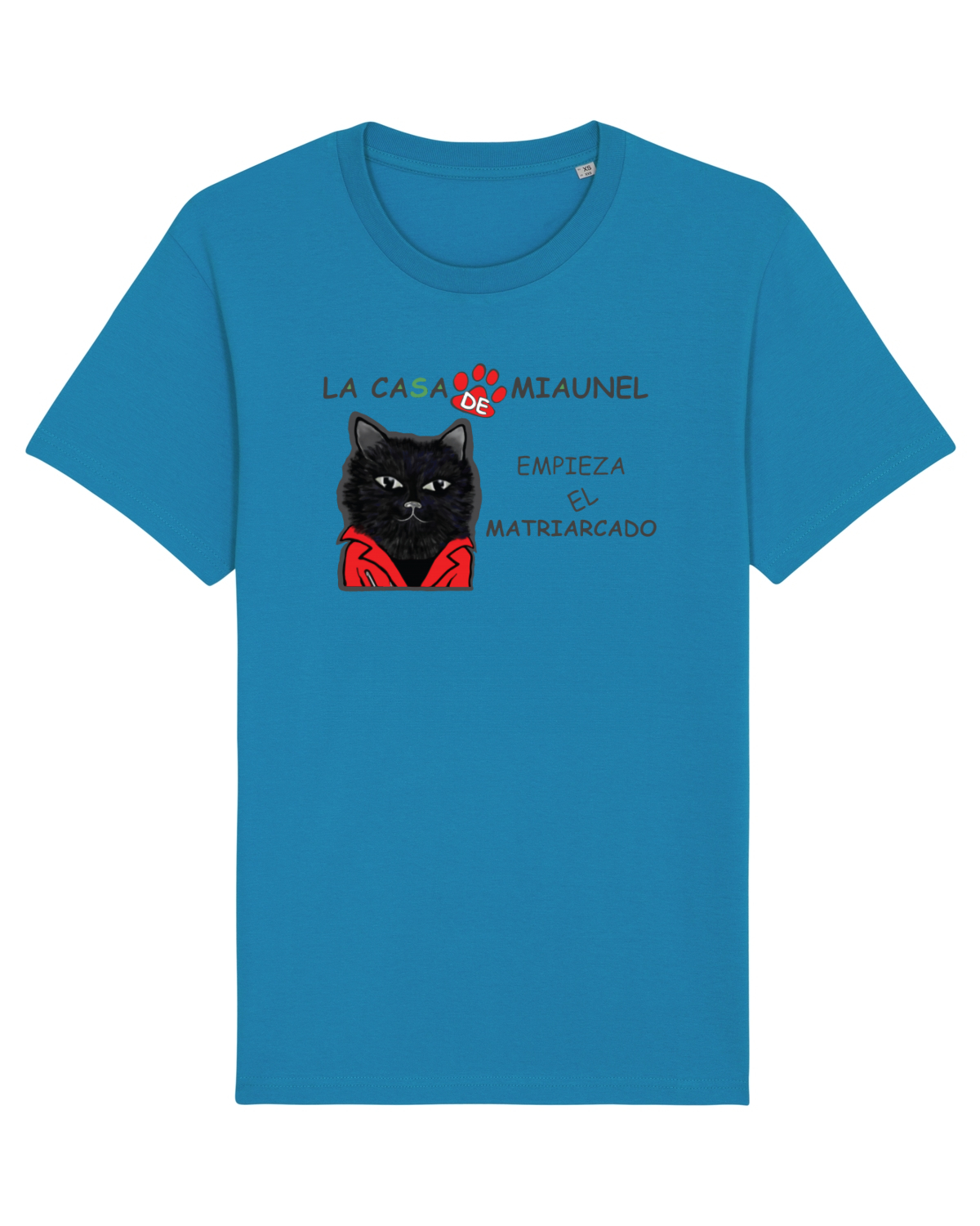 Tricou mânecă scurtă Unisex Rocker Azur