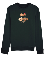 LOVE  IN PROGRESS - CESTI CAFEA - CEAI - CUPLU - INIMA Bluză mânecă lungă Unisex Rise