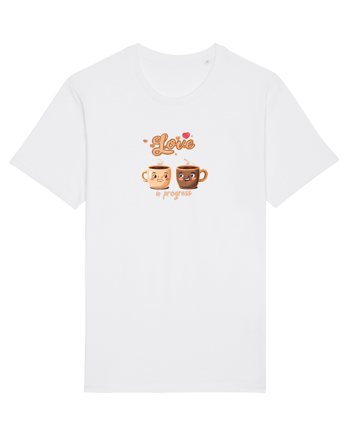 Tricou mânecă scurtă Unisex Rocker White