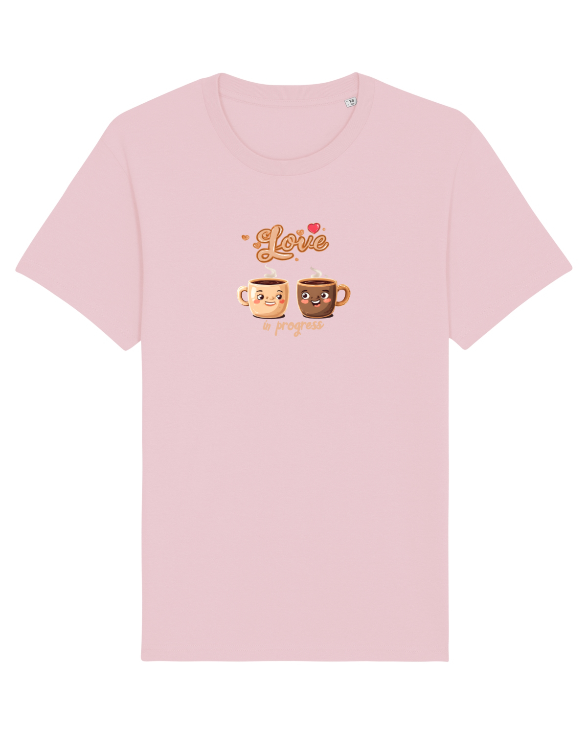 Tricou mânecă scurtă Unisex Rocker Cotton Pink