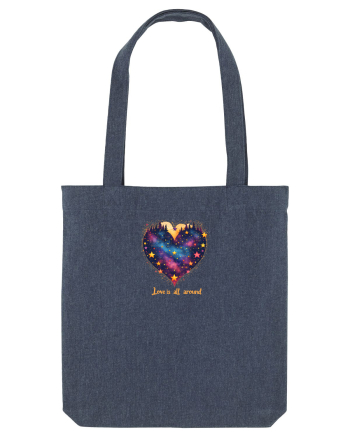 LOVE IS ALL AROUND - INIMA - MUNTI - BRAZI - NATURA - GALAXIE - STELE Midnight Blue