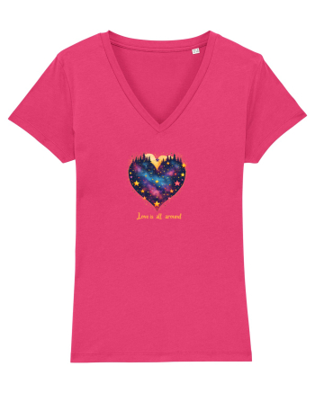 LOVE IS ALL AROUND - INIMA - MUNTI - BRAZI - NATURA - GALAXIE - STELE Raspberry