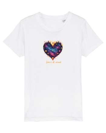 LOVE IS ALL AROUND - INIMA - MUNTI - BRAZI - NATURA - GALAXIE - STELE White