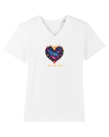 LOVE IS ALL AROUND - INIMA - MUNTI - BRAZI - NATURA - GALAXIE - STELE White