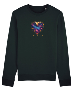 LOVE IS ALL AROUND - INIMA - MUNTI - BRAZI - NATURA - GALAXIE - STELE Bluză mânecă lungă Unisex Rise