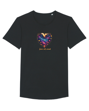 LOVE IS ALL AROUND - INIMA - MUNTI - BRAZI - NATURA - GALAXIE - STELE Black