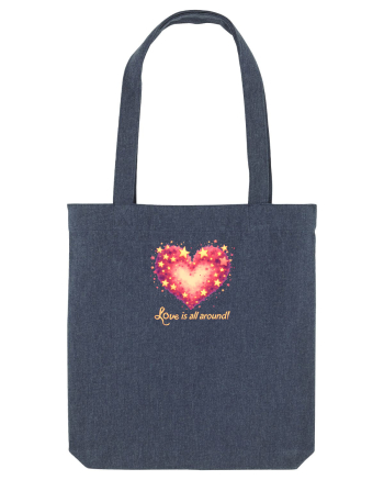 LOVE IS ALL AROUND - INIMA -- GALAXIE - STELE Midnight Blue