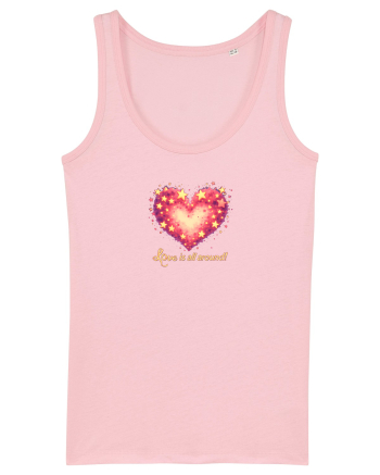 LOVE IS ALL AROUND - INIMA -- GALAXIE - STELE Cotton Pink