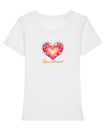 LOVE IS ALL AROUND - INIMA -- GALAXIE - STELE White