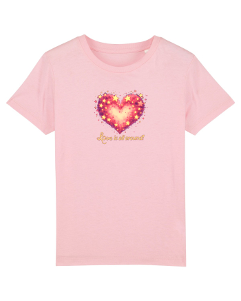 LOVE IS ALL AROUND - INIMA -- GALAXIE - STELE Cotton Pink