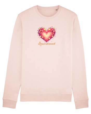 LOVE IS ALL AROUND - INIMA -- GALAXIE - STELE Candy Pink