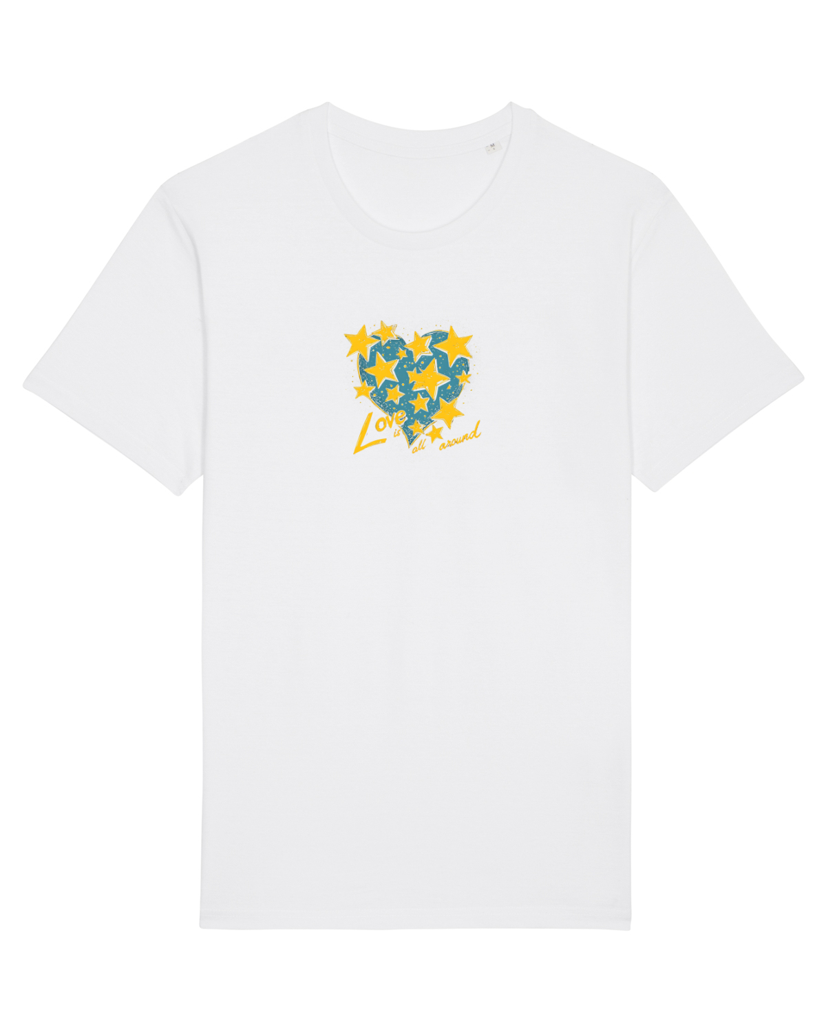 Tricou mânecă scurtă Unisex Rocker White
