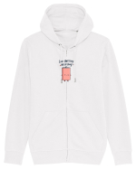 LOW BATTERY - NEED HUGS Hanorac cu fermoar Unisex Connector
