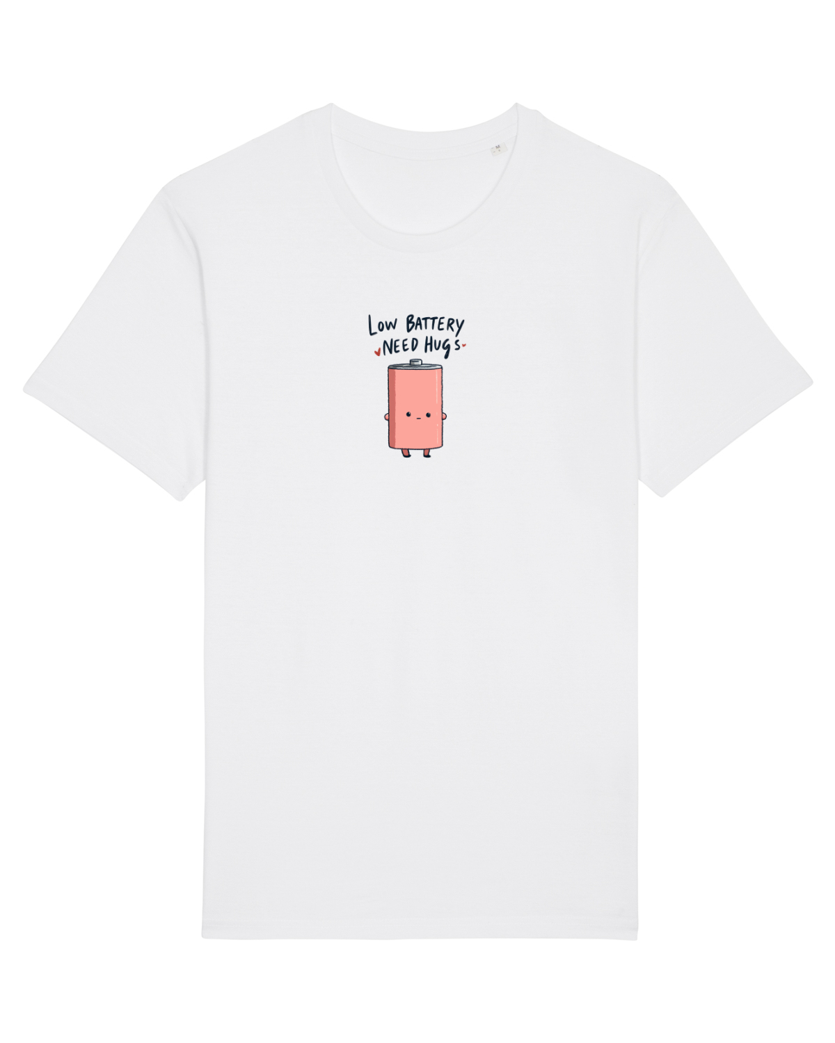 Tricou mânecă scurtă Unisex Rocker White