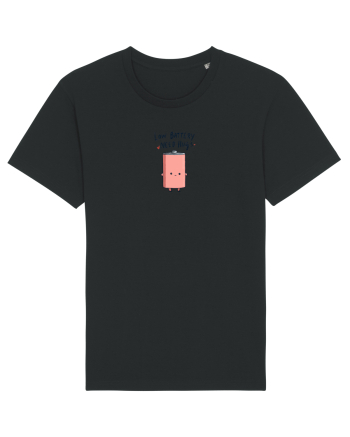 LOW BATTERY - NEED HUGS Black