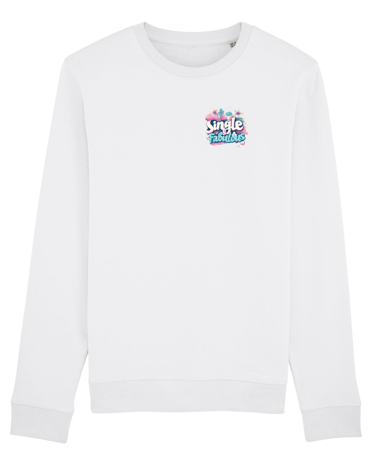 Bluză mânecă lungă Unisex Rise White