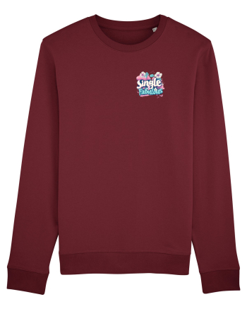 SINGLE & FABULOUS 1 lateral Burgundy