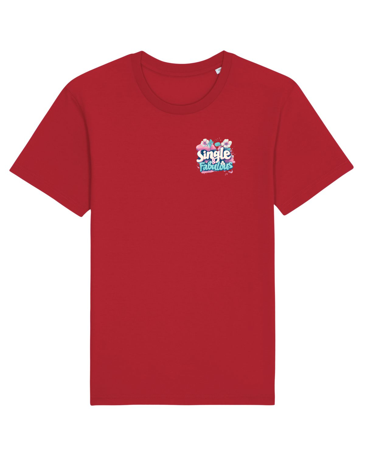 Tricou mânecă scurtă Unisex Rocker Red